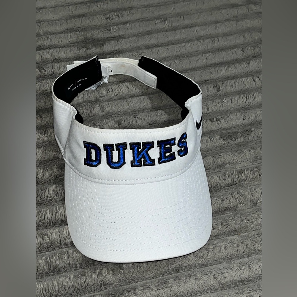 Duke Blue Devils Hat Cap Strapback Nike Dry Fit Black White  NCAA College - Picture 2 of 12